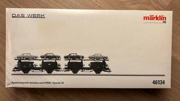 Märklin HO 46134 Autotransporter "Strich-8". beschikbaar voor biedingen