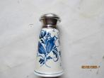 Delfts blauw zout strooier met zilveren dop, Ophalen of Verzenden