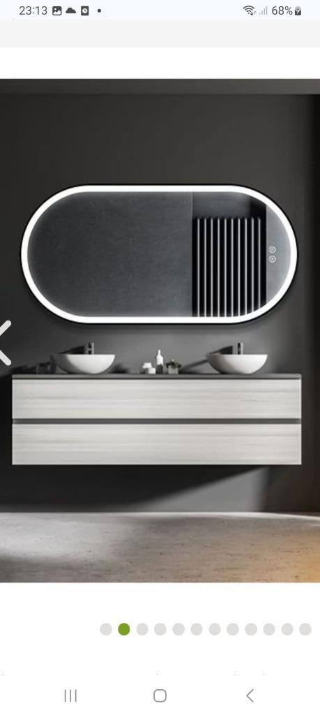 Spiegel badkamer Led/verwarming (Nieuw), Huis en Inrichting, Badkamer | Badkamermeubels, Nieuw, Overige typen, Minder dan 100 cm
