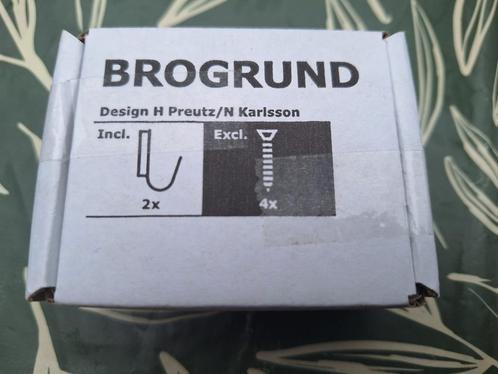 IKEA Brogrund haakjes, roestvrij staal, Huis en Inrichting, Badkamer | Badtextiel en Accessoires, Nieuw, Overige typen, Overige kleuren