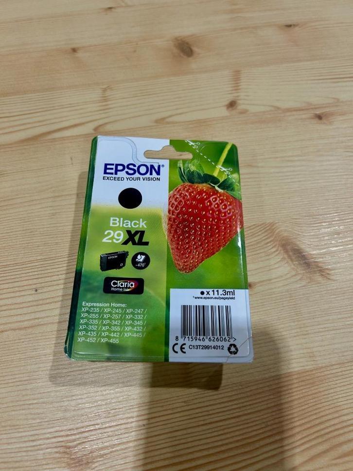 Inktcartridge Epson 29XL T2991 zwart (nieuw), Computers en Software, Printerbenodigdheden, Nieuw, Cartridge, Ophalen of Verzenden