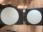 Plafondlamp 2 stuks, Huis en Inrichting, Lampen | Plafondlampen, Ophalen, Gebruikt, Glas