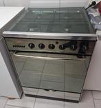 Nette zilvere gasfornuis van Etna, 4 pits - 60 bij 60cm, Witgoed en Apparatuur, Fornuizen, Ophalen, Gebruikt, 60 cm of meer, 4 kookzones