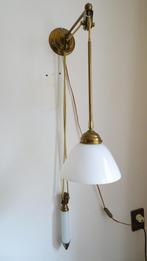 Wandlamp, Ophalen of Verzenden, Gebruikt, Glas, Antiek