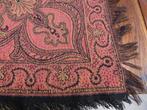 Antiek vierkant schoorsteendoek, worteldoek, Antiek en Kunst, Antiek | Kleden en Textiel, Ophalen of Verzenden