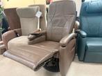 Fitform sta op relax stoel draaiplateau 3 motoren, Huis en Inrichting, Fauteuils, Verzenden, Zo goed als nieuw, Leer