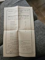 Oud Handelsrapport Hanze te Oss, Ophalen of Verzenden