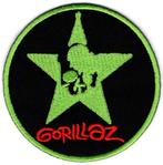 Gorillaz stoffen opstrijk patch embleem, Verzamelen, Ophalen of Verzenden, Nieuw, Kleding
