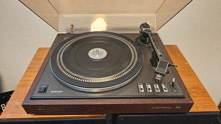 Aristona 1222 Platenspeler - Vintage Draaitafel, Audio, Tv en Foto, Platenspelers, Ophalen of Verzenden