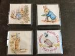 Beatrix Potter Onderzetters x 4 Peter Rabbit,  Jemima Eend, Ophalen of Verzenden, Nieuw, Dier