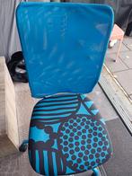 Bureaustoel blauw, Huis en Inrichting, Bureaustoelen, Ophalen, Gebruikt, Blauw