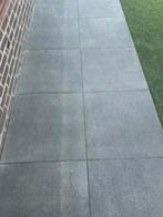 75 tuintegels 60x60x4 cm, Ophalen, Gebruikt, 10 m² of meer, Beton