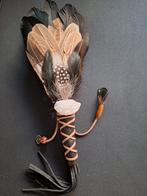Smudge veren waaier/ feather fan met bergkristal, Ophalen of Verzenden