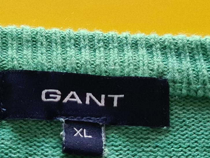 Nieuw GANT  Trui met groenen kleur maat  XL, Kleding | Heren, Truien en Vesten, Nieuw, Maat 56/58 (XL), Groen, Verzenden
