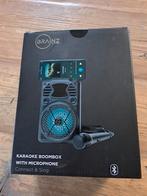 Karaoke Boombox met Microfoon - Zing Mee!, Ophalen of Verzenden, Nieuw, Complete set