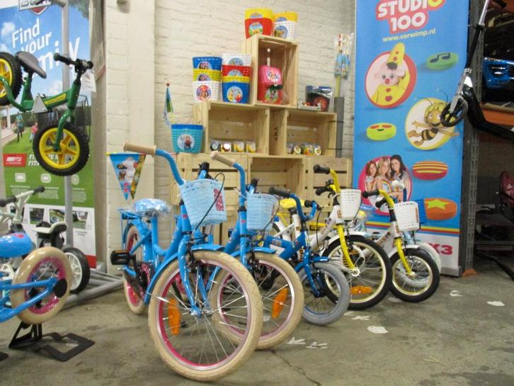 7 kinderfietsen studio 100, K3, bumba, maja de bij, nieuw, Fietsen en Brommers, Fietsen | Kinderfietsjes, Nieuw, Minder dan 16 inch