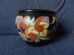 Cachepot Gouds decor ESKAF O.L.A. 1928-1934 model 270 h 22,2, Antiek en Kunst, Ophalen of Verzenden