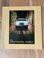 1979 Lincoln Continental Mark V grootformaat brochure, Verzenden, Zo goed als nieuw, Overige merken