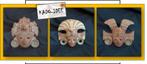 Mexicaanse Maskers – terracotta @ € 5,=  pst., Verzamelen, Beelden en Beeldjes, Ophalen of Verzenden