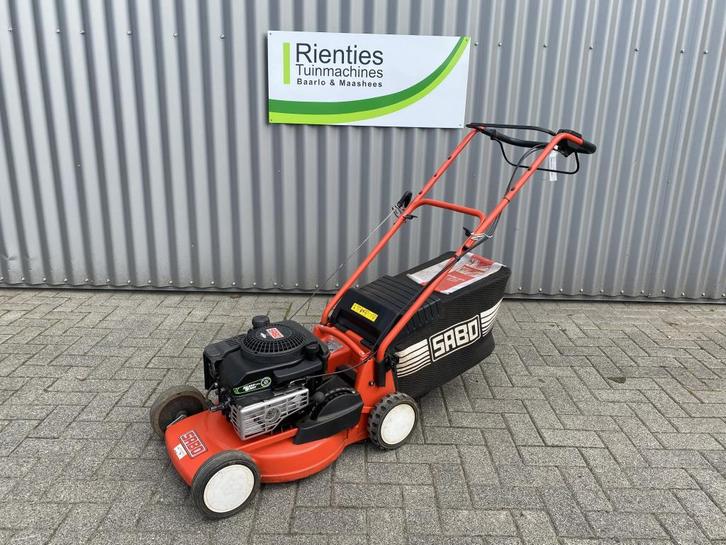 | Rienties Prijs| Sabo loopmaaier, Tuin en Terras, Grasmaaiers, Gebruikt, Benzine-grasmaaier, Opvangbak, Ophalen