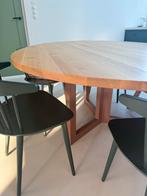 Slowwood Grut 2 Stien Eettafel - Rust Frame -Organische vorm, Ophalen, 150 tot 200 cm, Eikenhout, Zo goed als nieuw