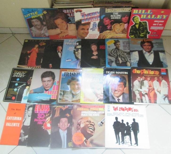 68 Prima Oude LP's met muziek van de jaren 60, Cd's en Dvd's, Vinyl | Pop, Zo goed als nieuw, 1960 tot 1980, Overige formaten