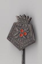 Juliana Wandeltocht 1963 speldje, Verzamelen, Speldjes, Pins en Buttons, Gebruikt, Niet vindbaar, Niet vindbaar, Speldje of Pin