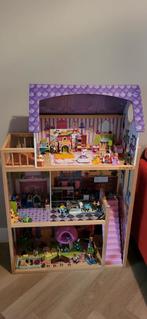 Houten speelhuis, Kinderen en Baby's, Speelgoed | Poppenhuizen, Ophalen, Zo goed als nieuw, Poppenhuis