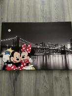 Canvas Mural Mickey Minnie Mouse New York, 75 tot 100 cm, Zo goed als nieuw, 50 tot 75 cm, Ophalen