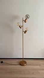 Kwantum vloerlamp (goud/messing), Huis en Inrichting, Ophalen, Zo goed als nieuw