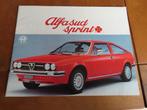 Folder Alfa Romeo Alfasud Sprint Coupe 1977, Alfa Romeo, Ophalen of Verzenden, Zo goed als nieuw, Alfa Romeo