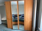 Kledingkast 200 L x 60 D x 220 H Kleur: bruin, Ophalen, 200 cm of meer, Zo goed als nieuw, 200 cm of meer