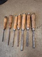 Tk partij houtbeitels beitels steekbeitels., Ophalen of Verzenden