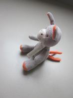 Happy Horse PO4684 Zwitsal grijs-oranje pluche ezel knuffel, Ophalen of Verzenden, Nieuw, Paard