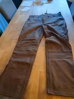 Broek  echt leer, Maat 48/50 (M), Onbekend, Ophalen of Verzenden, Zo goed als nieuw