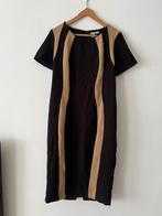 Jurk maat L of xl bruin crème, Bruin, Verzenden, Maat 42/44 (L), Zo goed als nieuw