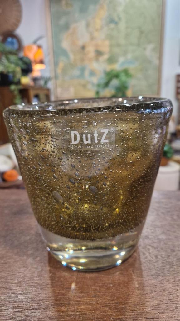 DutZ Cilinder Bubbles Waxinelichthouder of vaas, Huis en Inrichting, Woonaccessoires | Vazen, Nieuw, Overige kleuren, Minder dan 50 cm