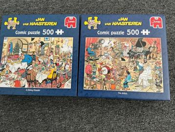 2 Legpuzzels Haasteren 500 st p. Puzzel beschikbaar voor biedingen