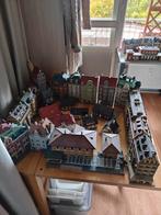 Grote verzameling modelbouw gebouwen, Gebruikt, Gelijkstroom of Wisselstroom, Brug, Tunnel of Gebouw, Ophalen