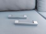 2 metalen deurgrepen - 17 cm., Ophalen of Verzenden, Zo goed als nieuw, Overige typen