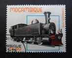 Mozambique - trein - stoomlocomotief - 12$50, Postzegels en Munten, Postzegels | Thematische zegels, Treinen, Ophalen, Gestempeld