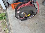 Luchtslang op haspel 20 m1, Doe-het-zelf en Verbouw, Compressors, 100 liter of meer, Ophalen, Zo goed als nieuw, 10 bar of meer
