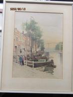 Oud Dordrecht, Litho van Coeraads, mensen in Klederdracht, Antiek en Kunst, Ophalen