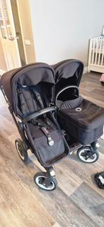 Bugaboo Donkey 2 Duo kinderwagen met accessoires, Kinderen en Baby's, Kinderwagens en Combinaties, Gebruikt, Verstelbare duwstang