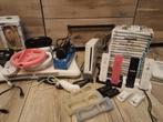 Overcomplete Nintendo wii spel computer, Ophalen of Verzenden, Gebruikt, Met 3 controllers of meer, Met stuurtje