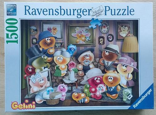 Gelini familie 1500 (nieuw) - alle puzzels 3 + 1 GRATIS, Hobby en Vrije tijd, Denksport en Puzzels, Nieuw, Legpuzzel, 500 t/m 1500 stukjes