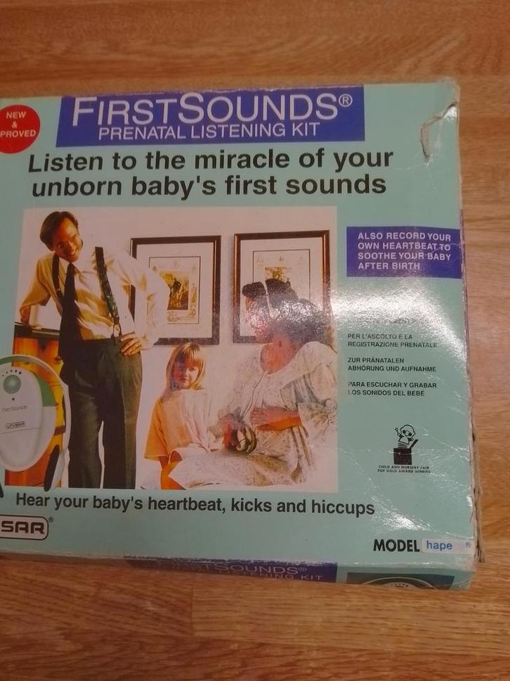 FirstSounds Prenatale Luisterkit - Hoor je baby!, Kinderen en Baby's, Babyfoons, Gebruikt, Ophalen of Verzenden