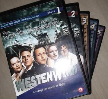dvd  "WESTENWIND "  Seizoen 1 t/m 5 beschikbaar voor biedingen