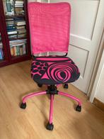 Computerstoel voor een schoolkind, Huis en Inrichting, Bureaustoelen, Ophalen of Verzenden, Zo goed als nieuw, Roze, Bureaustoel