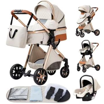 ✨Luxe 3in1 Kinderwagen, Autostoel+Reiswieg incl Bezorgen🤰🏻 beschikbaar voor biedingen